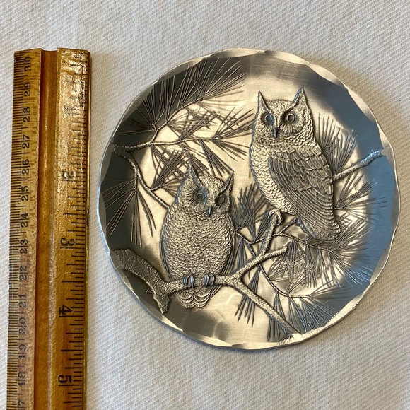 Wendell August Forge Aluminum Owl Trinket Dish - Picture 4 of 4
